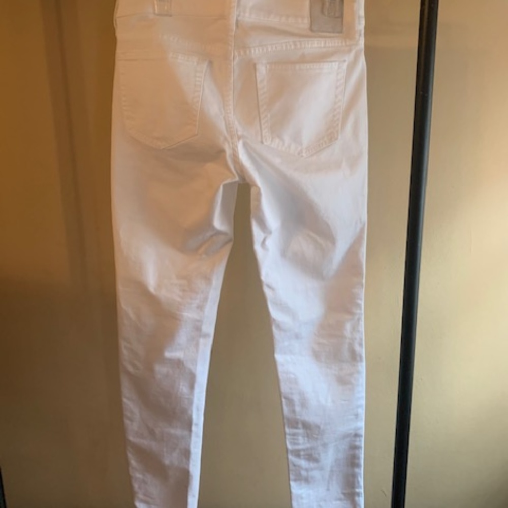 Ralph Lauren Proprietor Denim White Skinny Jeans